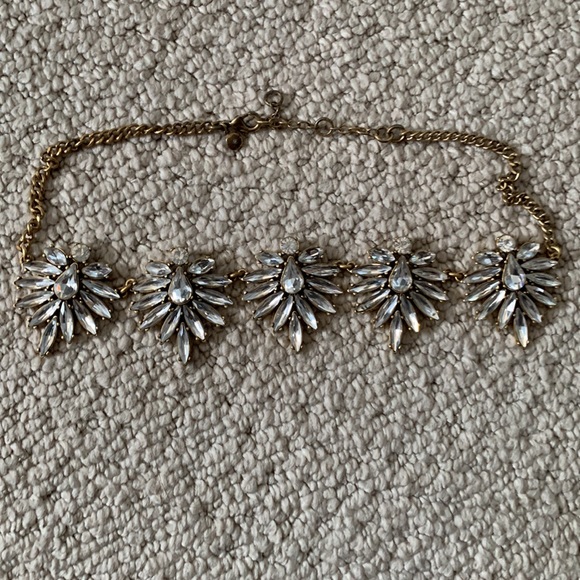 J. Crew Factory Crystal Statement Necklace - Picture 2 of 3